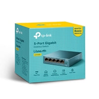 TP-Link LS105G 5-Port Gigabit Switch - Metal Desktop Unmanaged TP-Link LS105G 5-Port Gigabit Switch - Metal Desktop Unmanaged